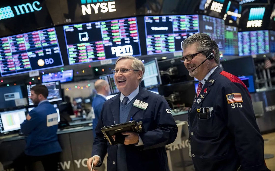 The Dow Jones Index achieves its highest close in nearly two months
