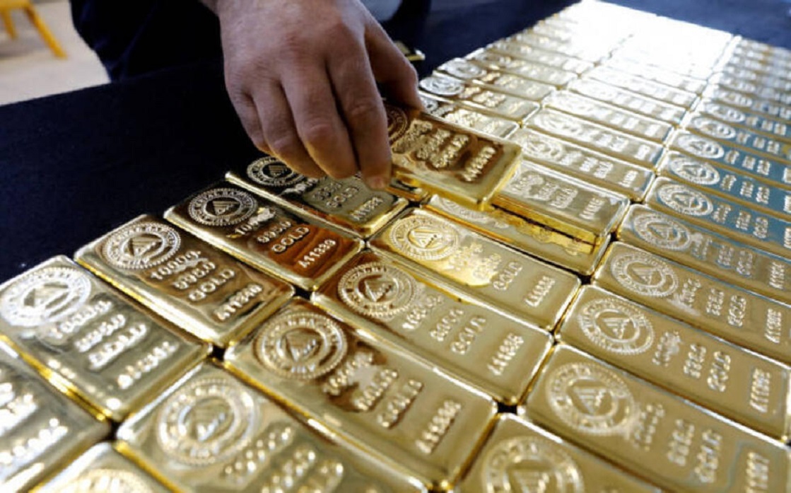 Gold is rising after falling to its lowest level in two and a half months